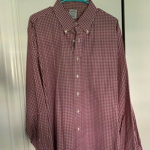 Brooks Brothers XL red plaid shirt